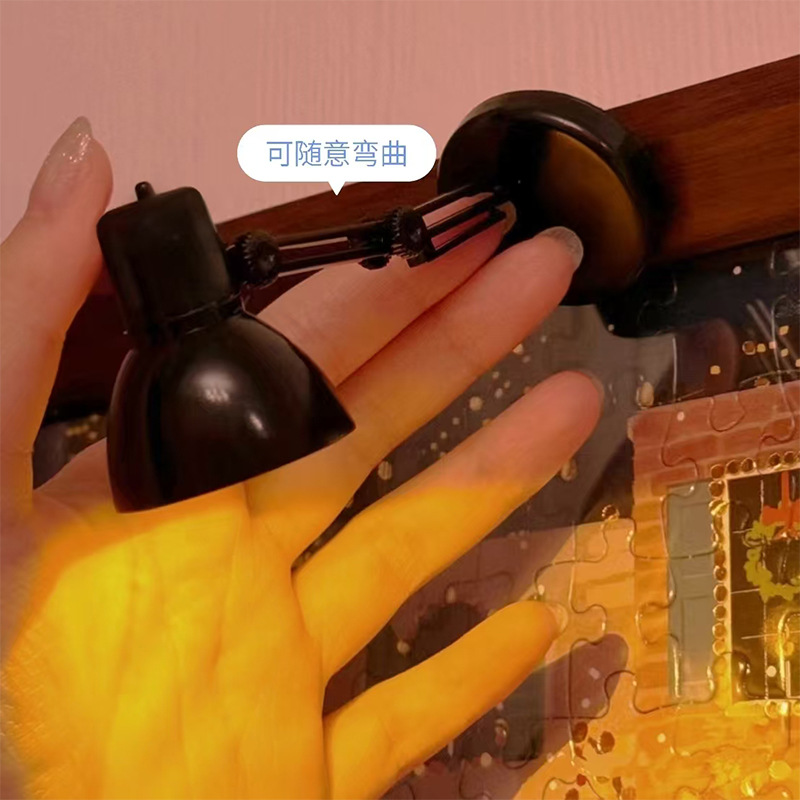 冬灯小灯氛围LED夹子灯创意迷你小台灯可爱小夜灯学生护眼学习灯详情6