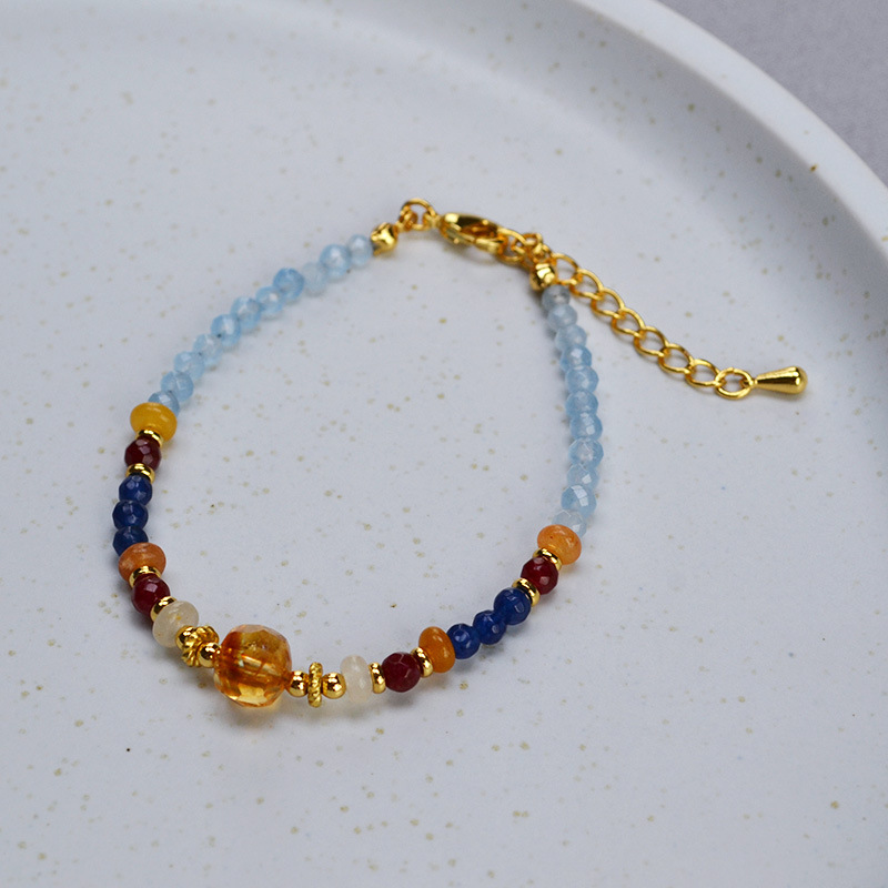 设计师原创中国风小众复古真石串珠流苏可拆卸一款多戴项链毛衣链详情15