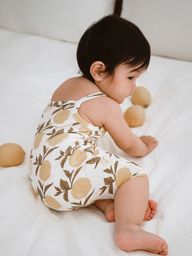 2025夏款婴儿衣服ins婴儿连体衣a类宝宝吊带哈衣爬服详情31