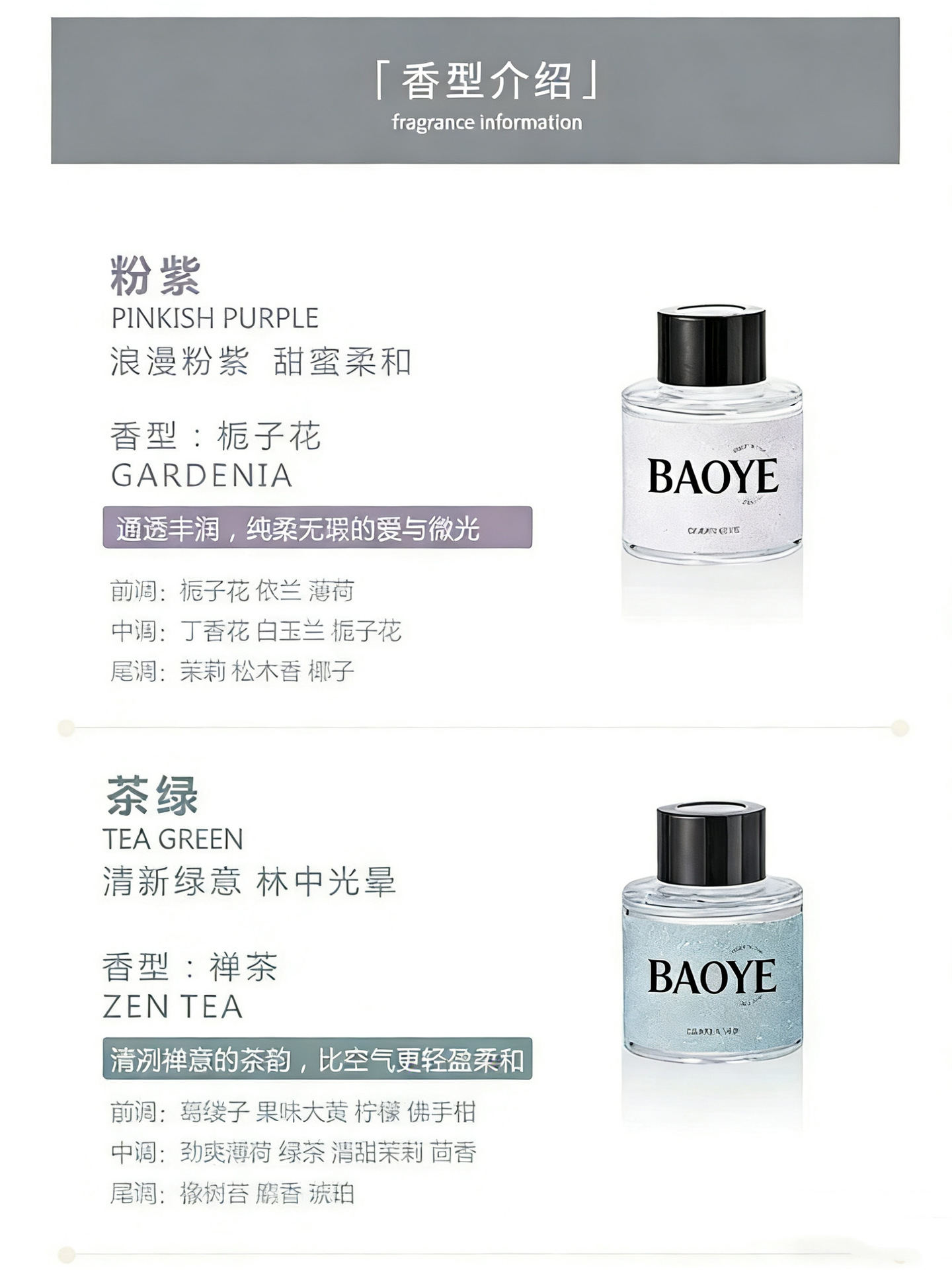 BAOYE高级感车载香薰无火熏香汽车内香水高档香氛除臭去味空气清详情9
