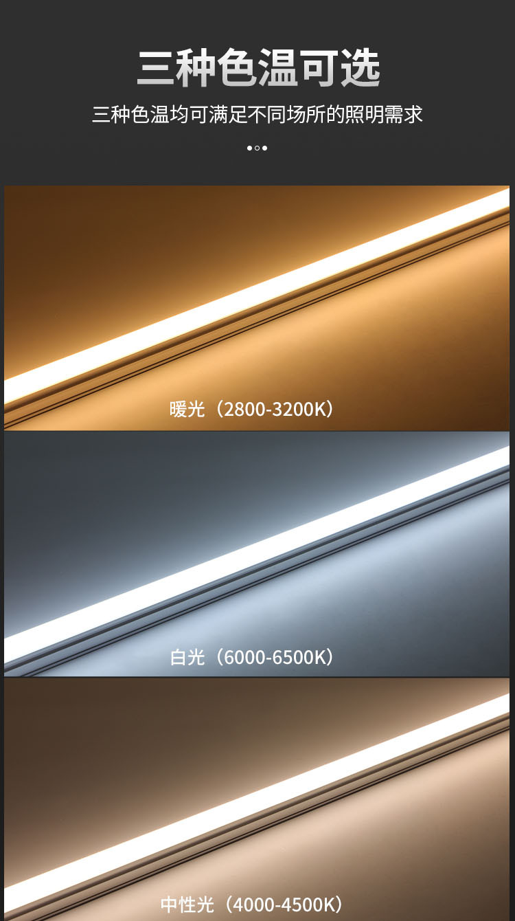 Wholesale led tubes, household t5 integrated bracket lamps, t8 tubes, high-brightness energy-saving workshop assembly line fluorescent lamps pic 9