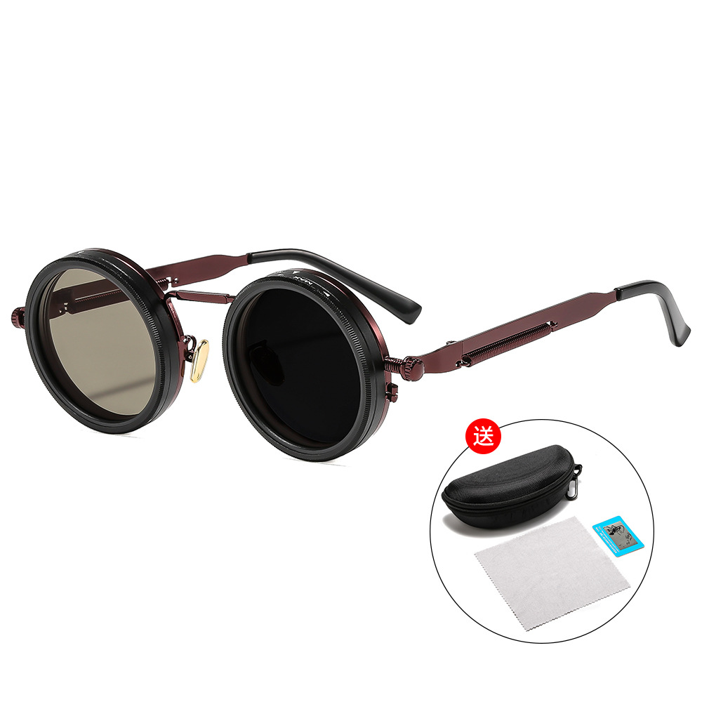 Nuevo material ND9 rango ajustable reducción de luz sombreado pesca doble filtro gafas protección uv polarizado gafas de sol set pic 4