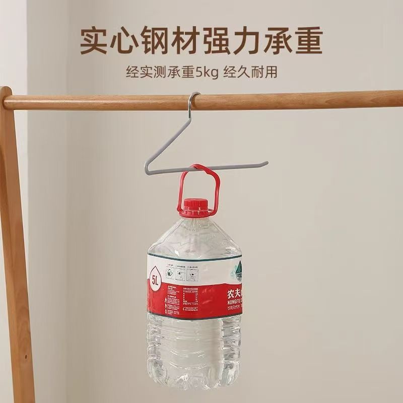 8cm鹅型裤架短款家居衣柜矮脖子2字浸塑裤架防滑无痕挂裤收纳神器详情4