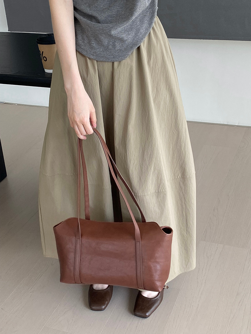 那末 本期主推 搭全店的半身裙！极简通勤百搭松紧腰长裙女2135详情11