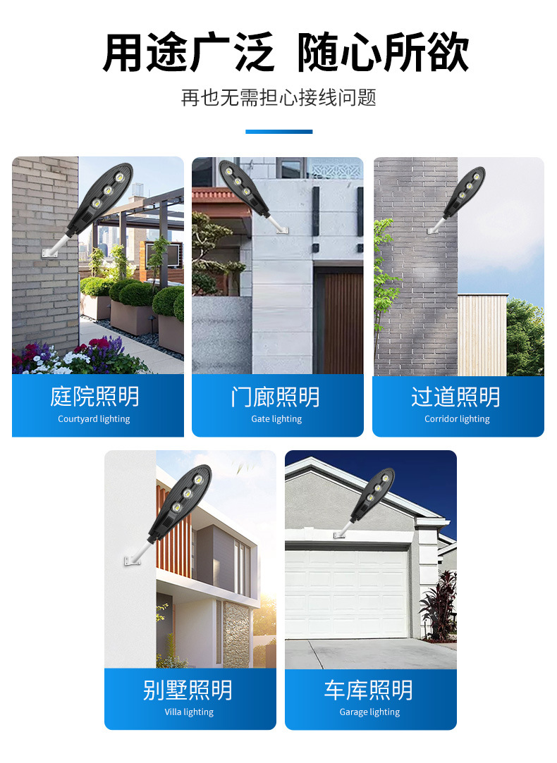 LED street lamps, new rural lighting road lamps, Baojian style city circuit lamp head manufacturer wholesale outdoor waterproof street lamps pic 6