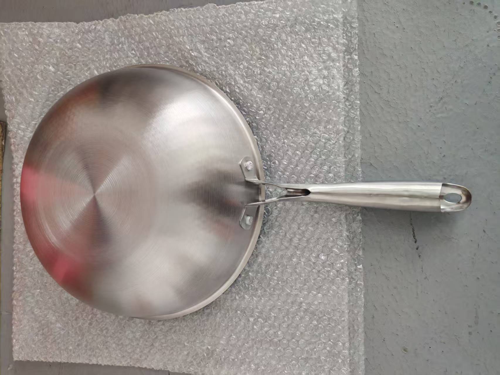 不锈钢家用炒锅蜂窝不粘锅炒菜锅电磁炉燃气灶专用锅具平底详情2