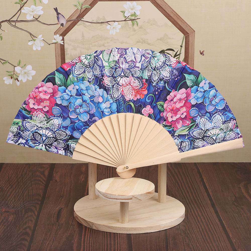 Hemu Bone Craft Fan Factory wholesals creative gifts. Customize 16/18/24 square wooden bone fans according to your drawings pic 5