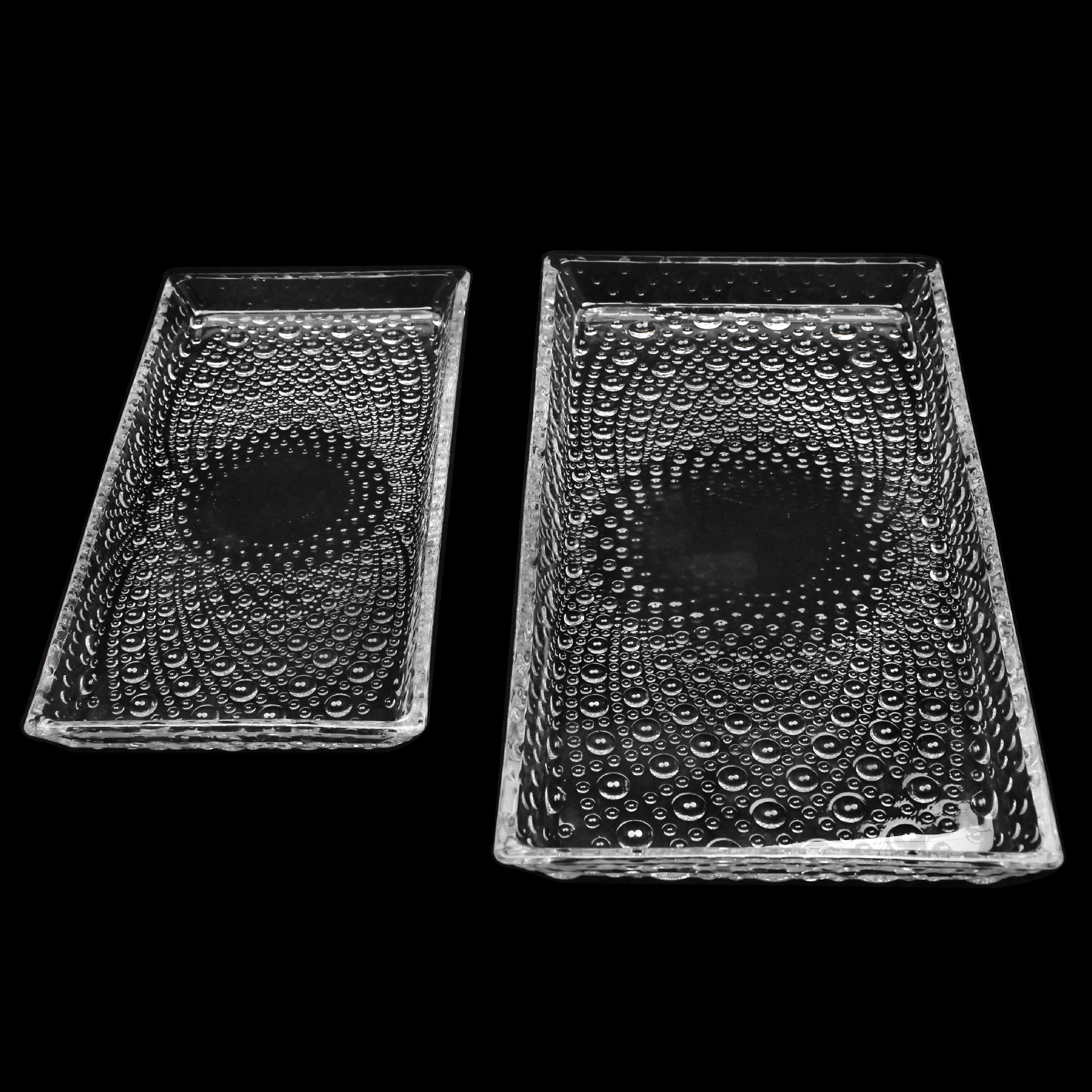 Hot-selling beaded engraved glass fruit plate, fruit pit, coffee table, living room decoration wholesale, fruit pit, vase pic 5