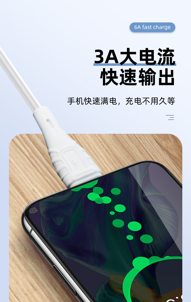 The fully compatible 3A/60W data cable TYPE-C is suitable for universal charging of iPhone 15 mobile phones and digital products pic 16