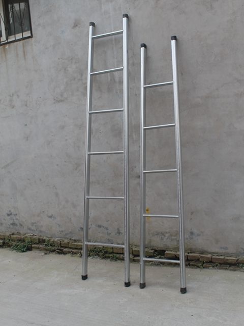 Ladder, household straight ladder, portable single-sided ladder, iron pipe engineering ladder, Mimi staircase, thickened and thickened single-sided ladder pic 4