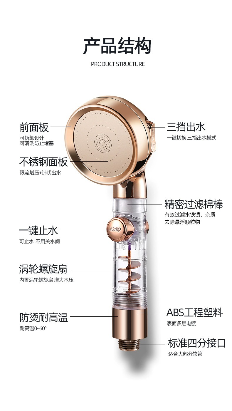 电热水器混水阀明装淋浴配件配大全冷热开关u型混合阀水龙头通用详情36