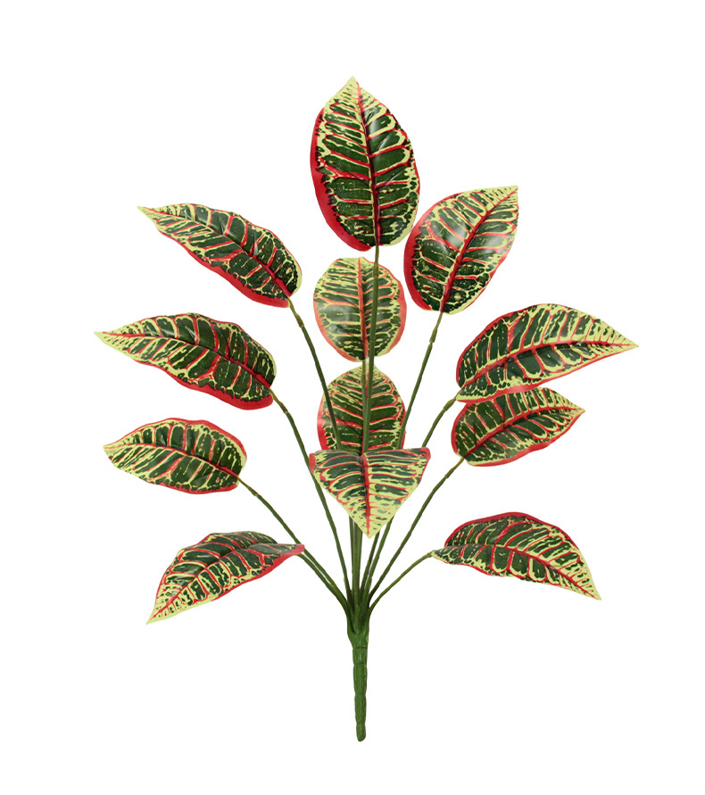 Artificial green plants, small color-changing wood, European-style interior decoration, outdoor garden, wedding arrangement, PVC plastic, artificial plants pic 12