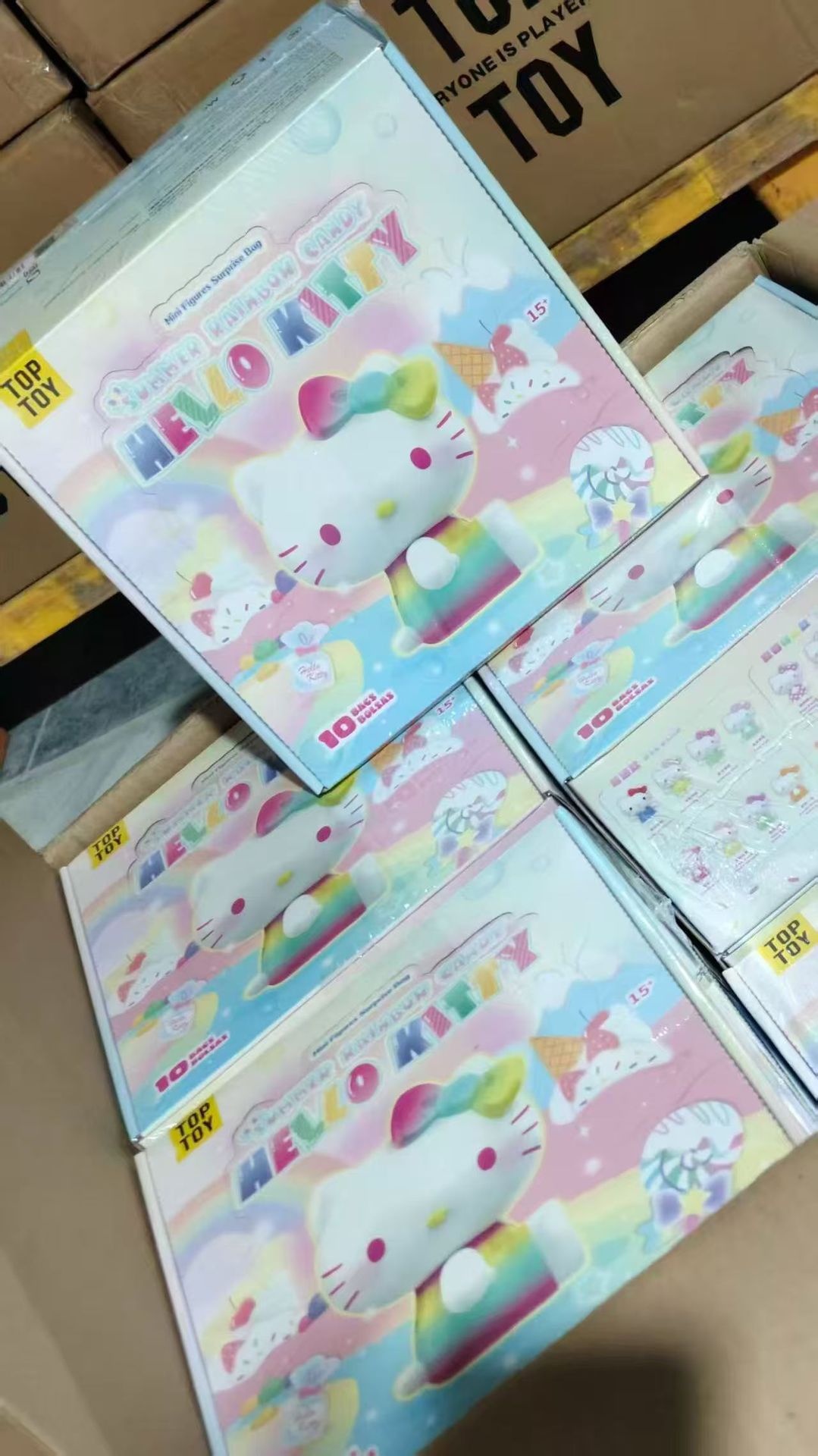 正版HelloKitty夏日彩虹糖系列盲袋盲盒整端送女生礼物摆件萌粒详情4