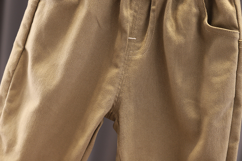 童装春秋季男童套装秋装中小童长袖polo领上衣休闲裤运动服两件套详情17