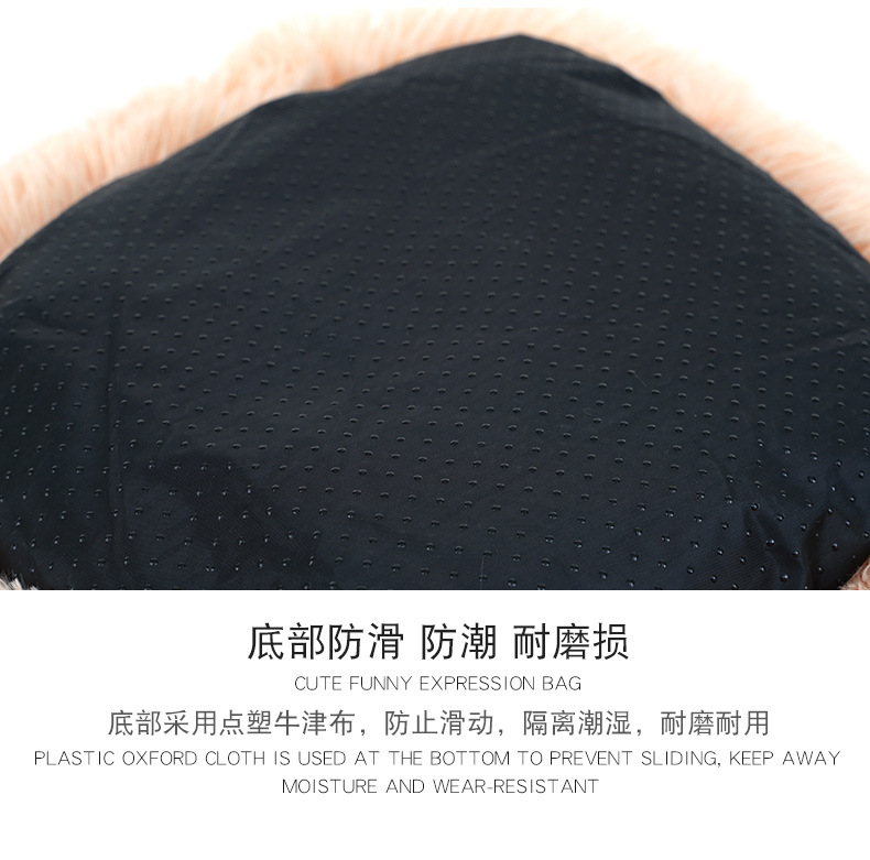 厂家销售秋冬加厚长毛绒圆形宠物窝垫深度睡眠猫窝狗窝外贸跨境详情5