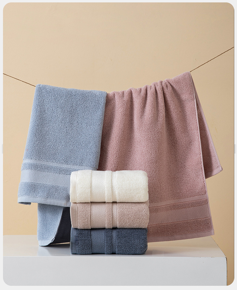 Thickened 120g Xinjiang high-quality all-cotton towel, pure cotton for washing face, Class a cotton, hotel, home, adult absorbent towel and towel pic 10