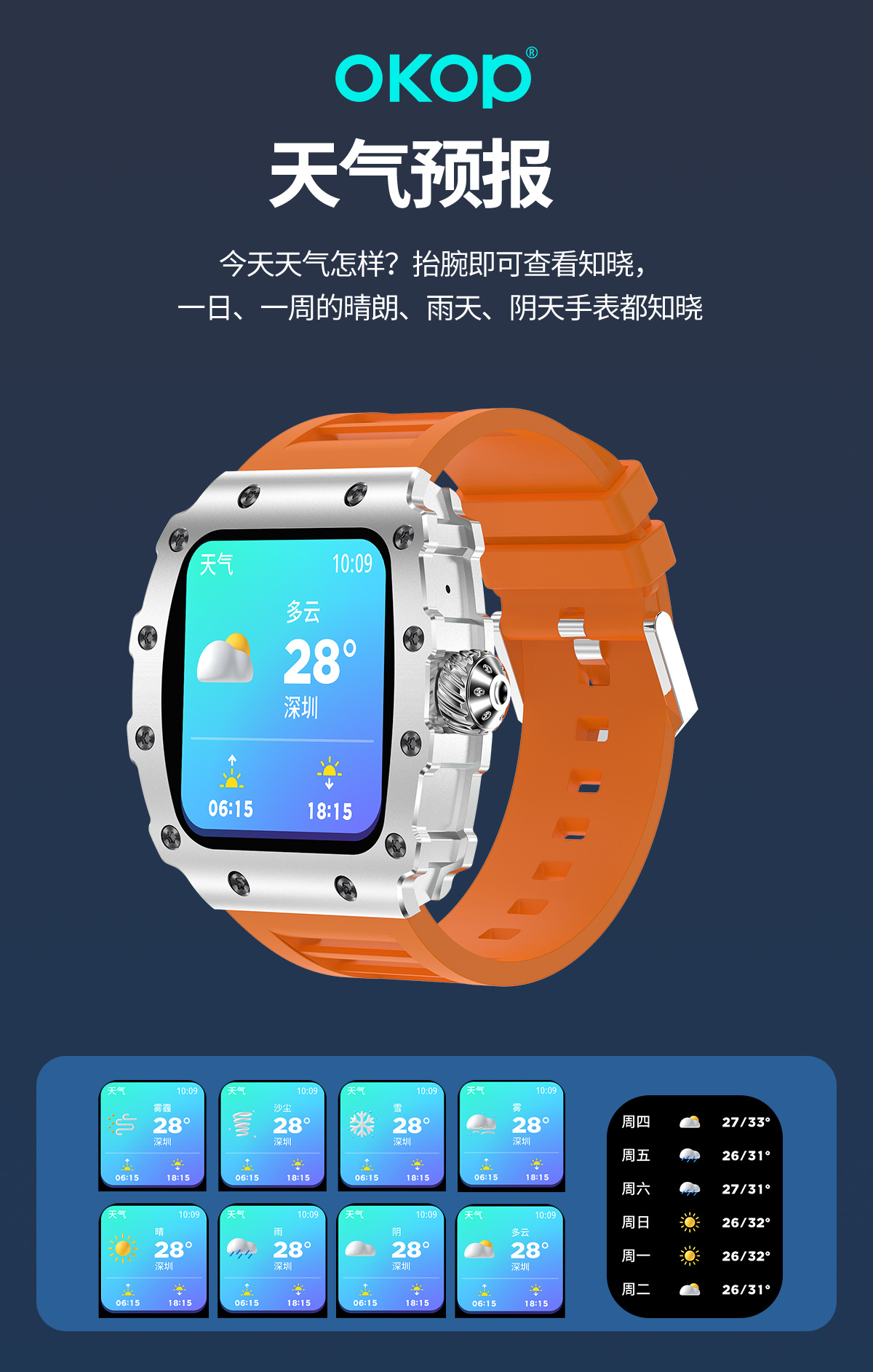 The S100 smartwatch, which can detect heart rate and blood pressure, is popular in cross-border sales for Bluetooth calls, sports, water resistance, and long battery life pic 19
