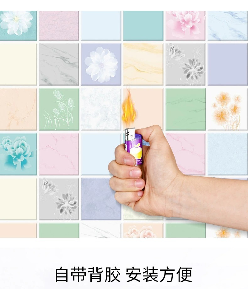 厨房防油贴纸自粘耐高温油烟机灶台墙贴防水橱柜瓷砖台面壁纸墙纸详情13
