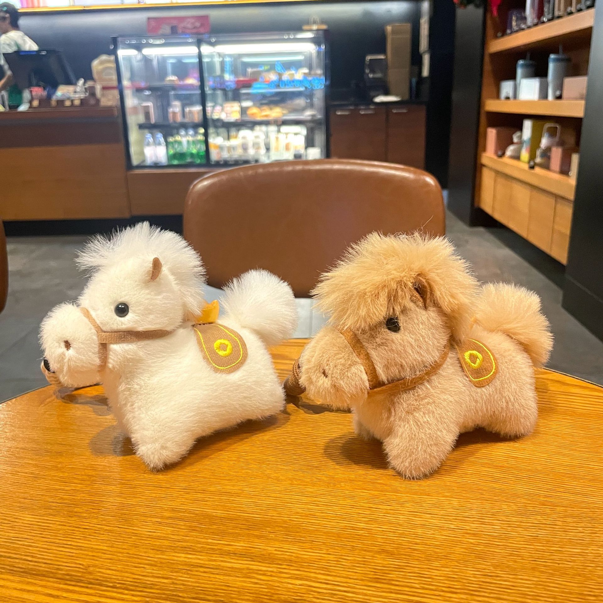 2026 Year of the Horse mascot Plush horse keychain pendant, popular Yuan BMW doll, cute bag pendant gift pic 9