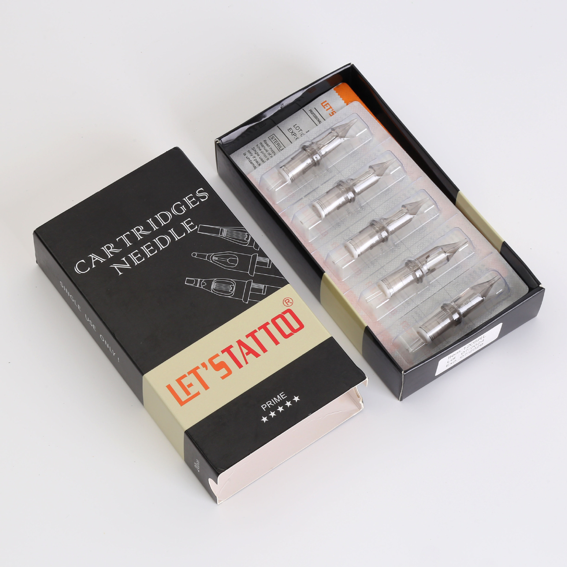 letstattoo初学者练习者纹身针初初学者入门安全不锈钢纹身针头详情3