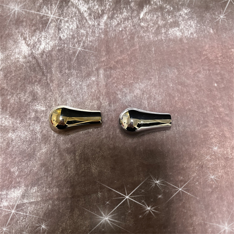BaoX lusso brass water drop hammer pattern water drop single hole handle for wardrobe drawer handle pic 9