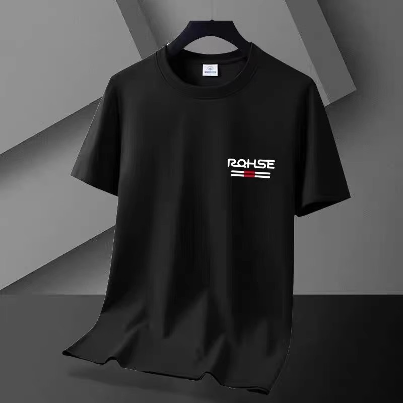 Ice Silk quick-drying T-shirt for men, oversized loose top, ultra-thin sports and fitness summer short-sleeved thin T-shirt for fat people pic 1