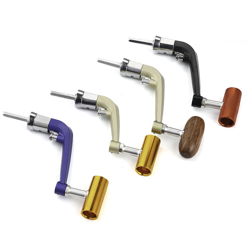 Metal fishing wheel folding handle, fishing rod wheel handle, throwing rod wheel handle, fish wheel arm accessory, spinning wheel handle pic 15