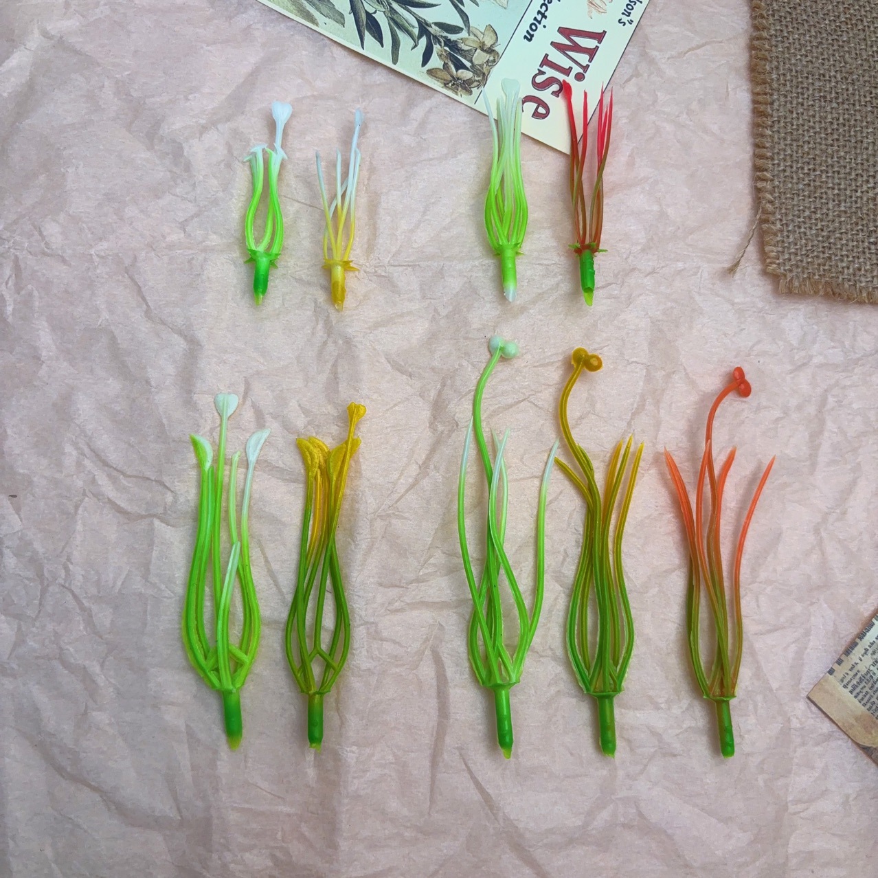 广东厂家批发百合芯5.5cm仿真花配件花类配件制作假花材料义乌厂详情4