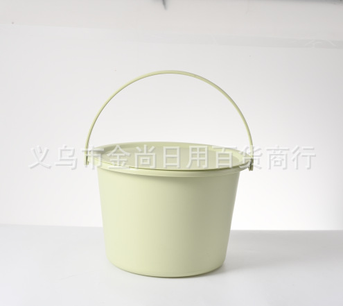 新款塑料水桶带盖手提储水桶学生宿舍用洗澡洗漱家用洗衣桶盆套装详情2