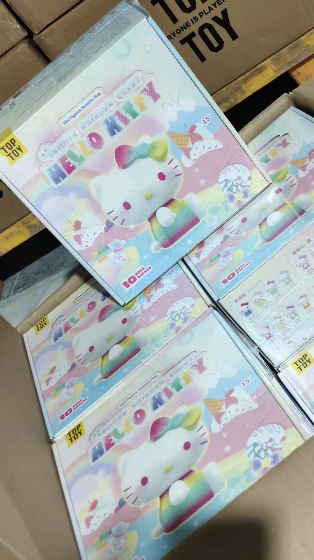 正版HelloKitty夏日彩虹糖系列盲袋盲盒整端送女生礼物摆件萌粒详情3