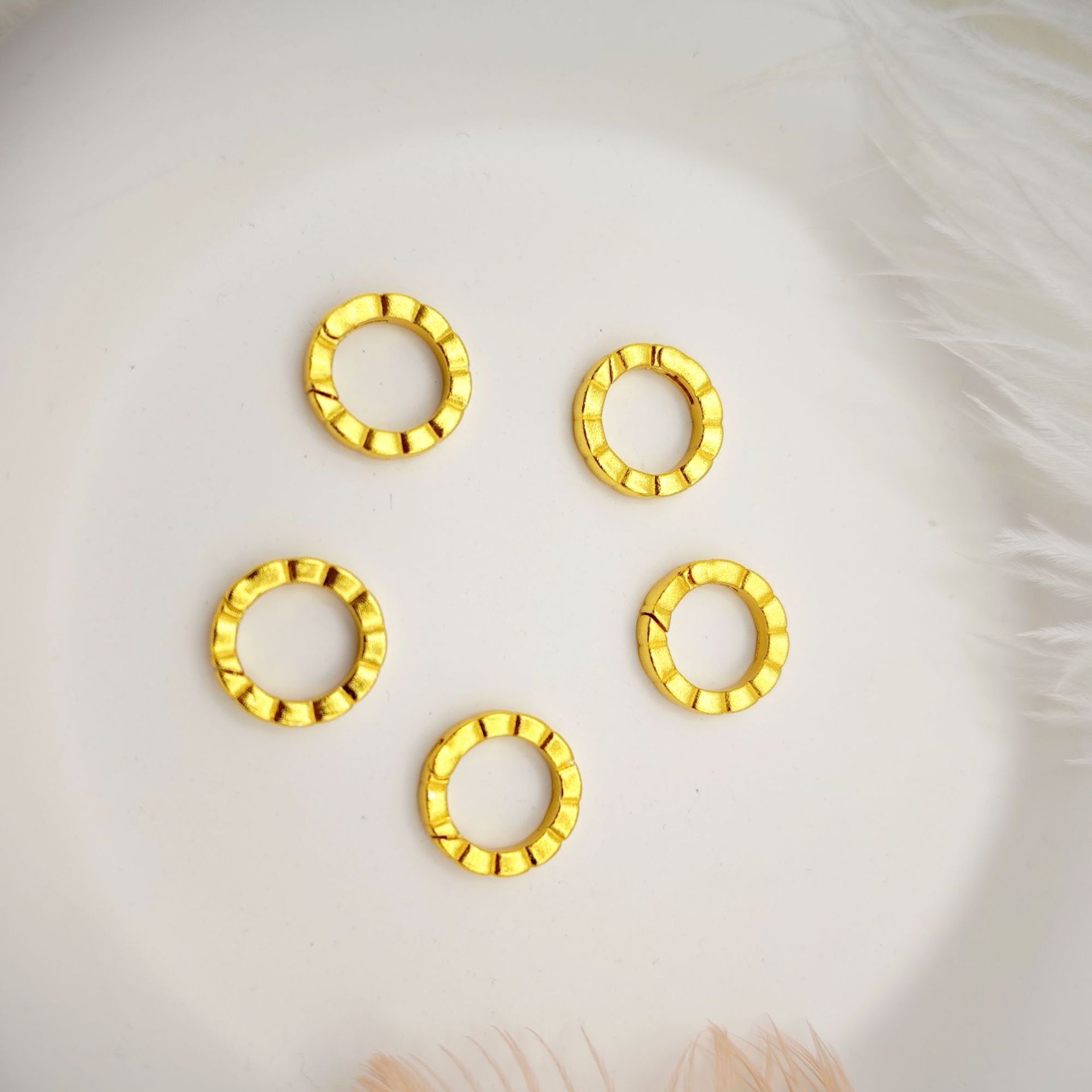 保色古法金饰品扣异型扣diy手链项链扣连接扣详情25