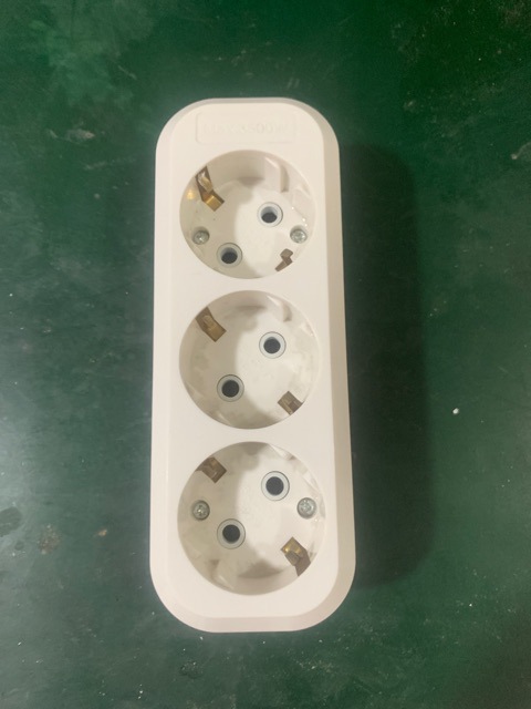 58系列德标欧式排插3/5/6位欧规插线板三米拖线板 欧标德式接线板详情3