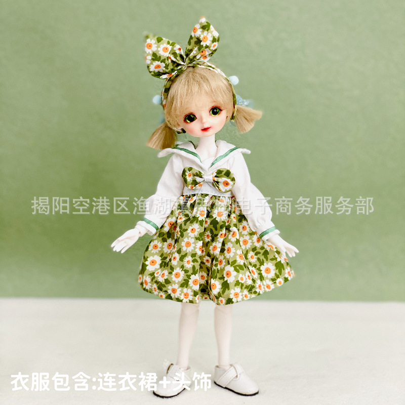 6分bjd娃娃换装衣服洛丽塔套装30厘米洋娃娃裙子连衣裙制服女仆装详情25