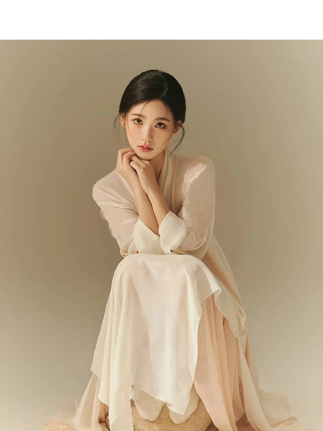 国潮唐制汉服女中国风齐胸襦裙飘逸仙气改良夏季古装薄款仙套详情4