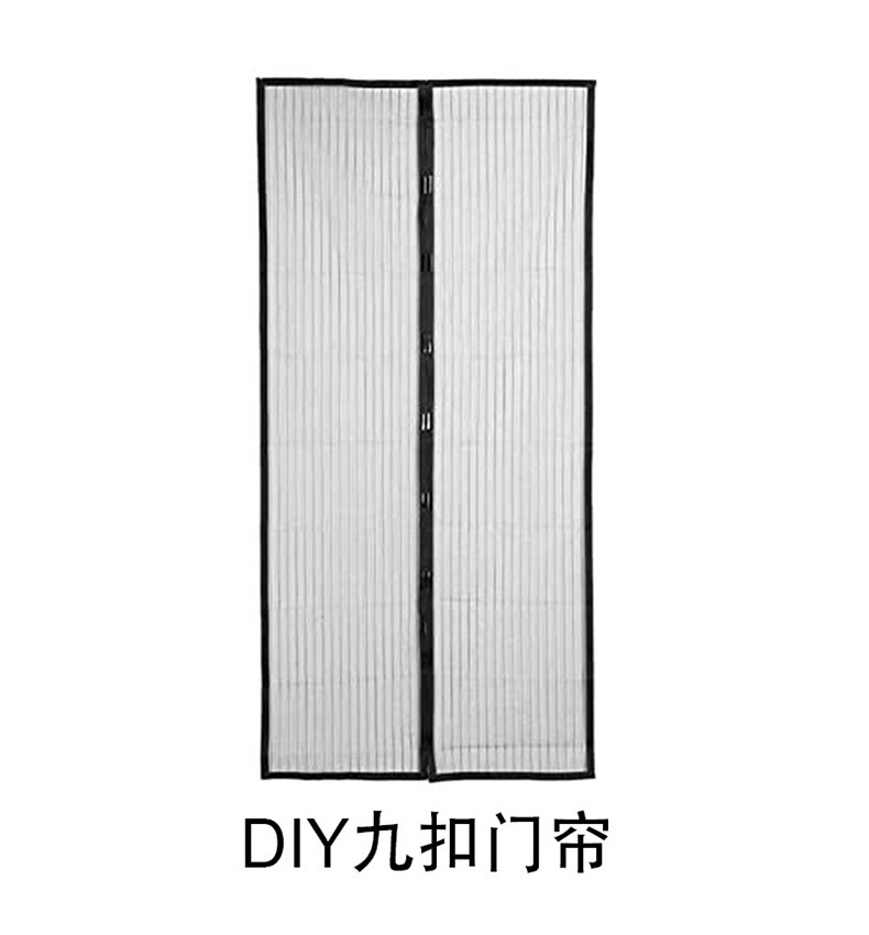 TEMU磁性防蚊门帘 夏季防蚊纱窗纱门帘子家用卧室魔术贴磁吸门帘详情10