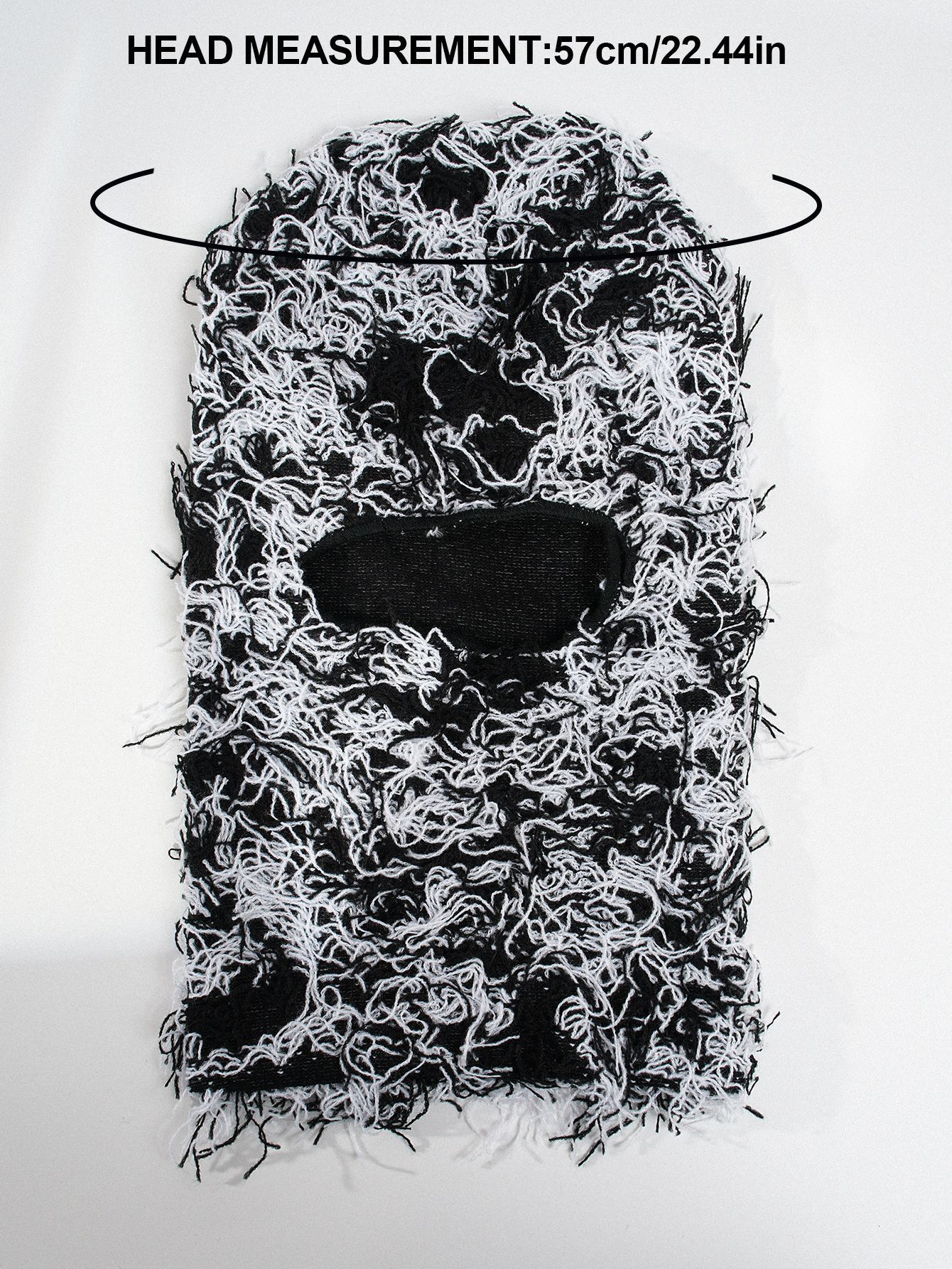 跨境爆款男女皆可佩戴针织仿旧迷彩蒙脸防寒滑雪针织面罩防冻保暖详情7