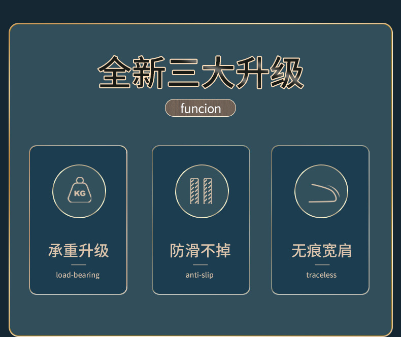 衣架家用挂大衣男士加粗加大无痕防肩角秋冬季冬天晾西装架晒衣撑详情2