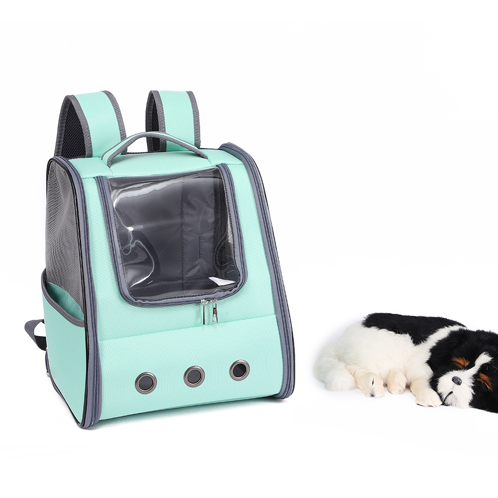 Rongka Pet Cross-border Portable double-shoulder Pet Backpack, square cat backpack, Breathable portable pet bag for cats and dogs pic 15