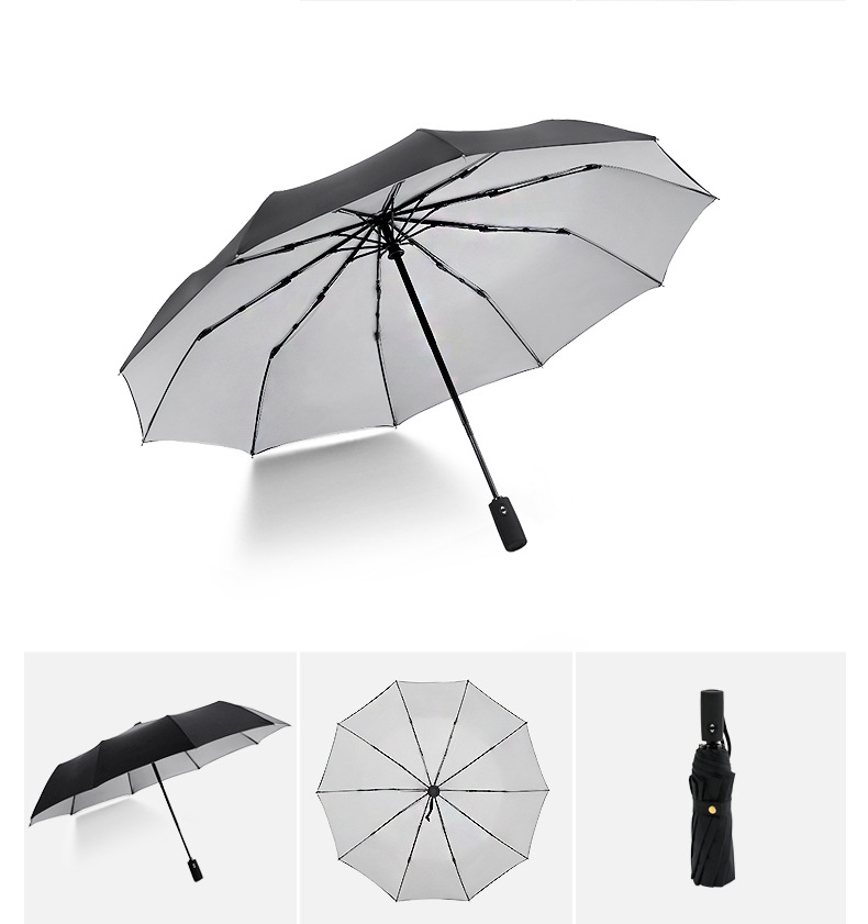 双层10骨全自动雨伞亚马逊热卖自动伞现货雨伞定制印刷logo广告伞详情29