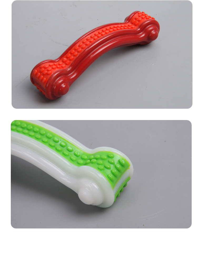 宠物磨牙棒玩具狗狗耐咬橡胶实心咀嚼磨牙狗咬玩具大骨头详情7