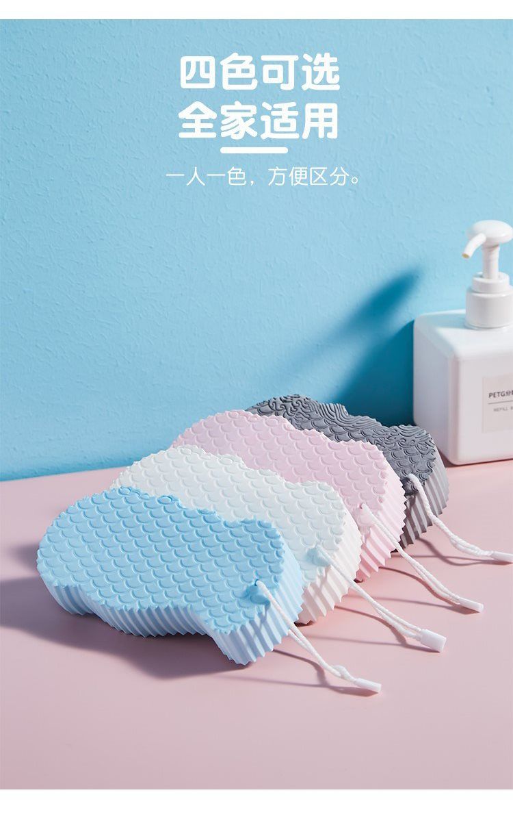 3D Baby Sponge Bath with fish-scale pattern three-dimensional bath sponge, no skin damage during bathing, painless scrubbing for babies pic 9