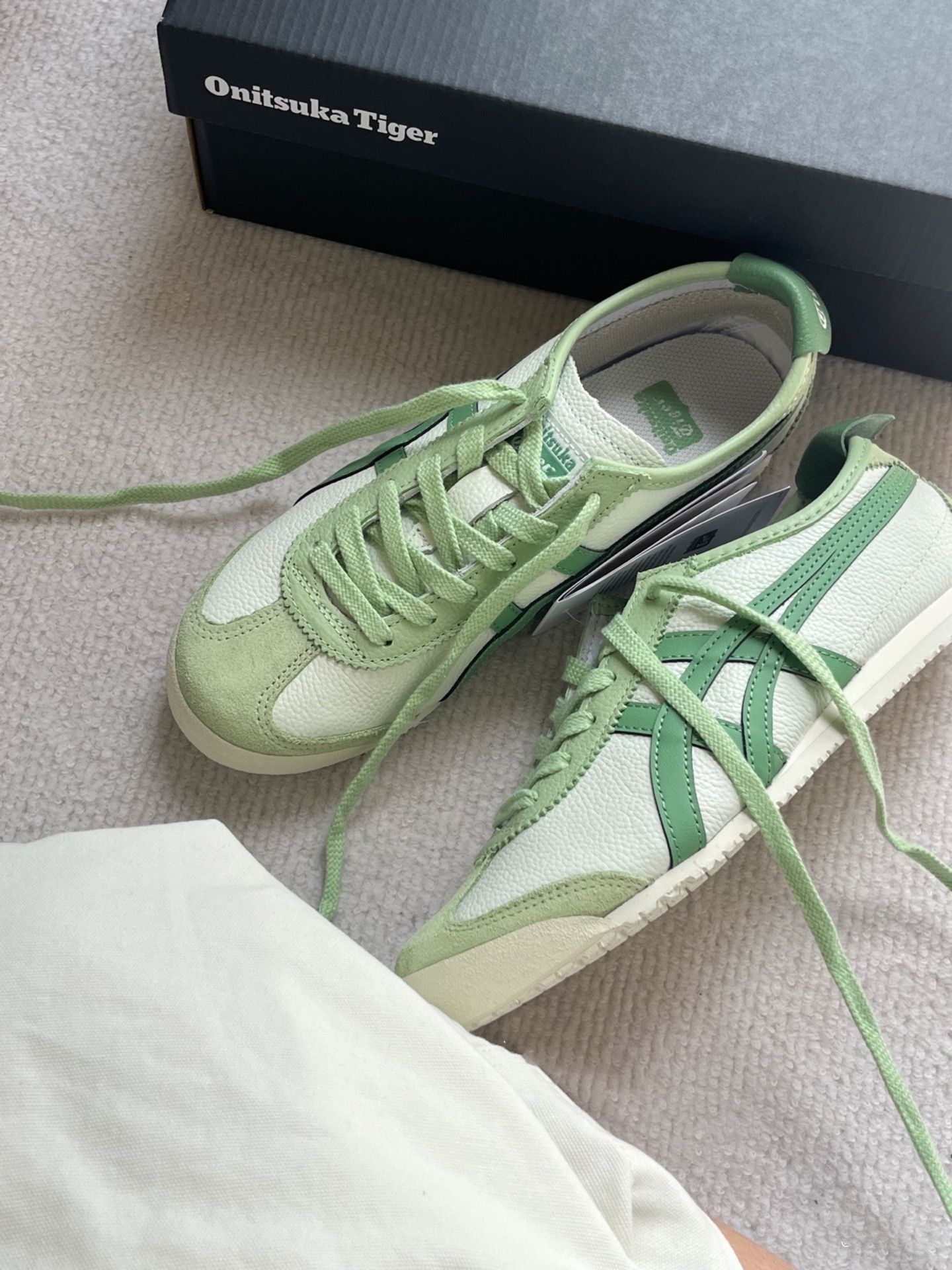 莆田纯原鬼冢虎高版本OnitsukTiger66经典男女休闲情侣板鞋详情16