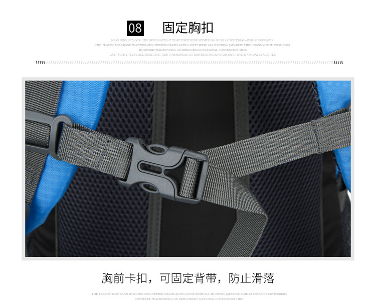 New fashionable outdoor mountaineering large-capacity lightweight hiking fitness travel bag, simple backpack for junior and senior high school students pic 39