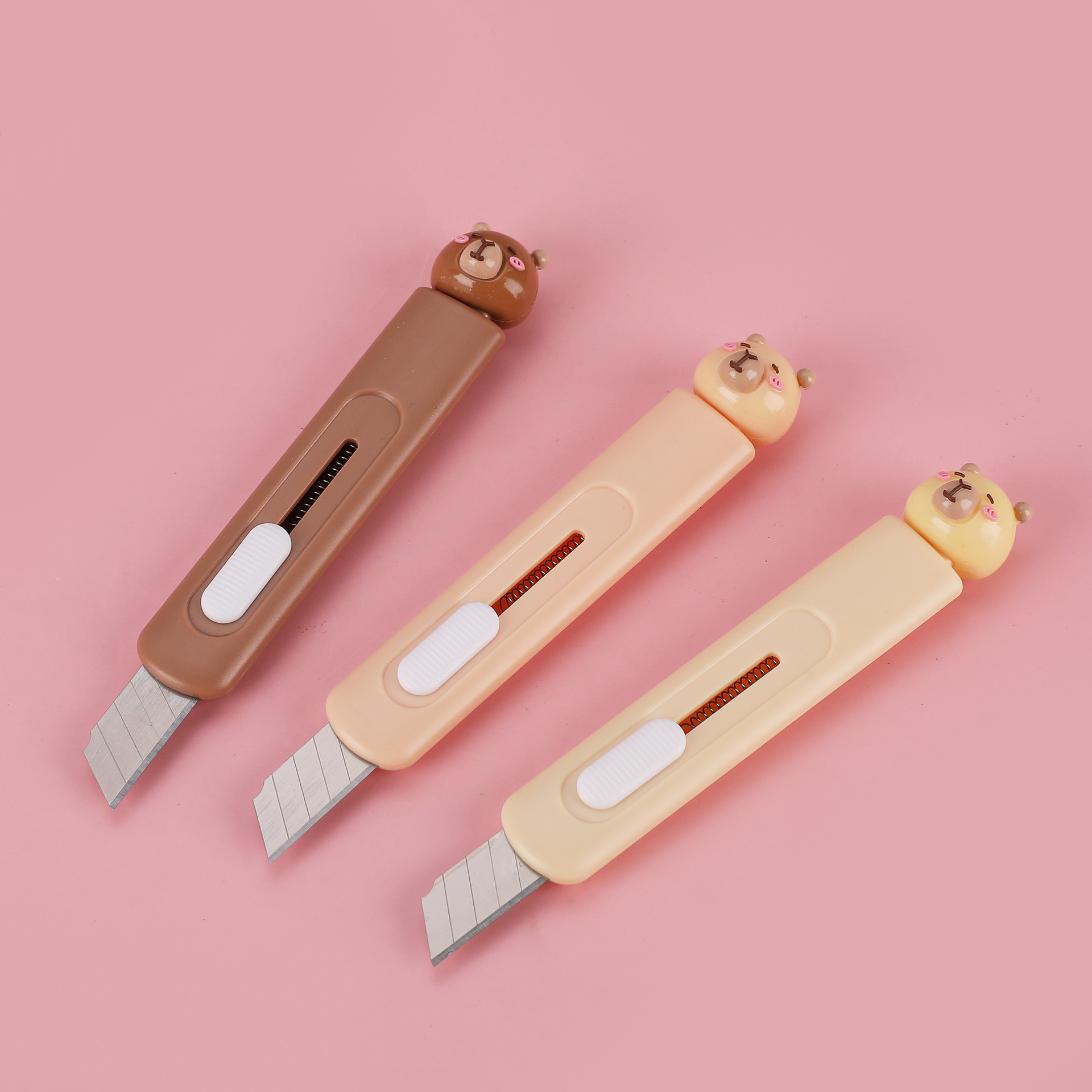 Pioneer 8172 Capibara Utility Knife, cute Capybara, student handmade wallpaper knife, Mini knife for opening packages pic 5