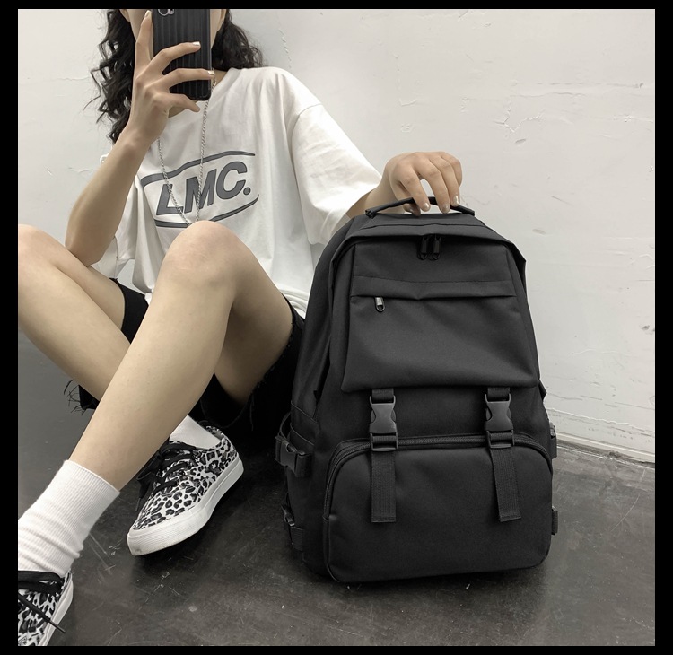 2025夏季新款学院风清新ins女包纯色日系女包大学生时尚生双肩包详情11