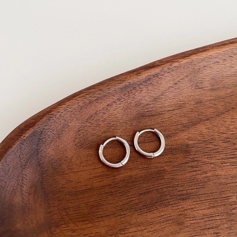 经典日常素圈金属耳圈女韩国简约个性百搭气质时尚耳钉耳环耳饰详情12