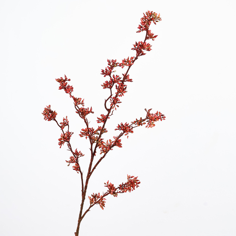 仿真小米果米仔兰插花配材米兰果家居客厅花艺装饰果子枝雪樱果详情13