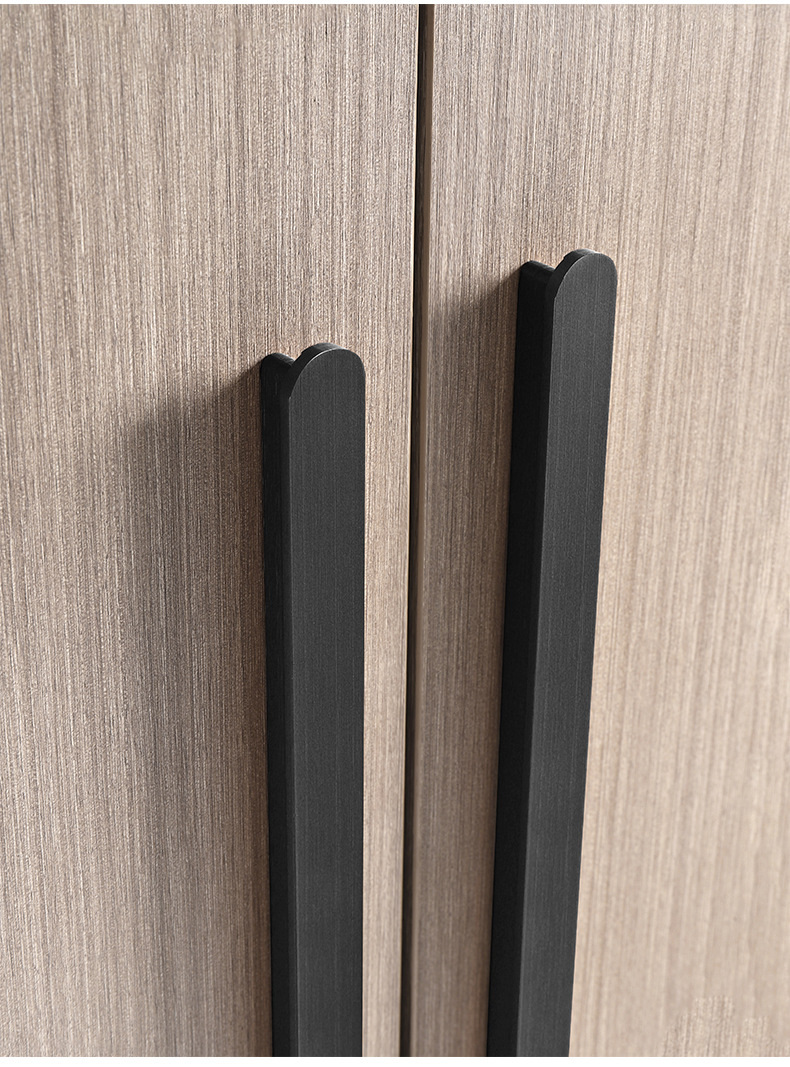 Light luxury long wardrobe handle, modern simple and high-end minimalist cabinet door handle, drawer shoe cabinet handle, aluminum alloy pic 14