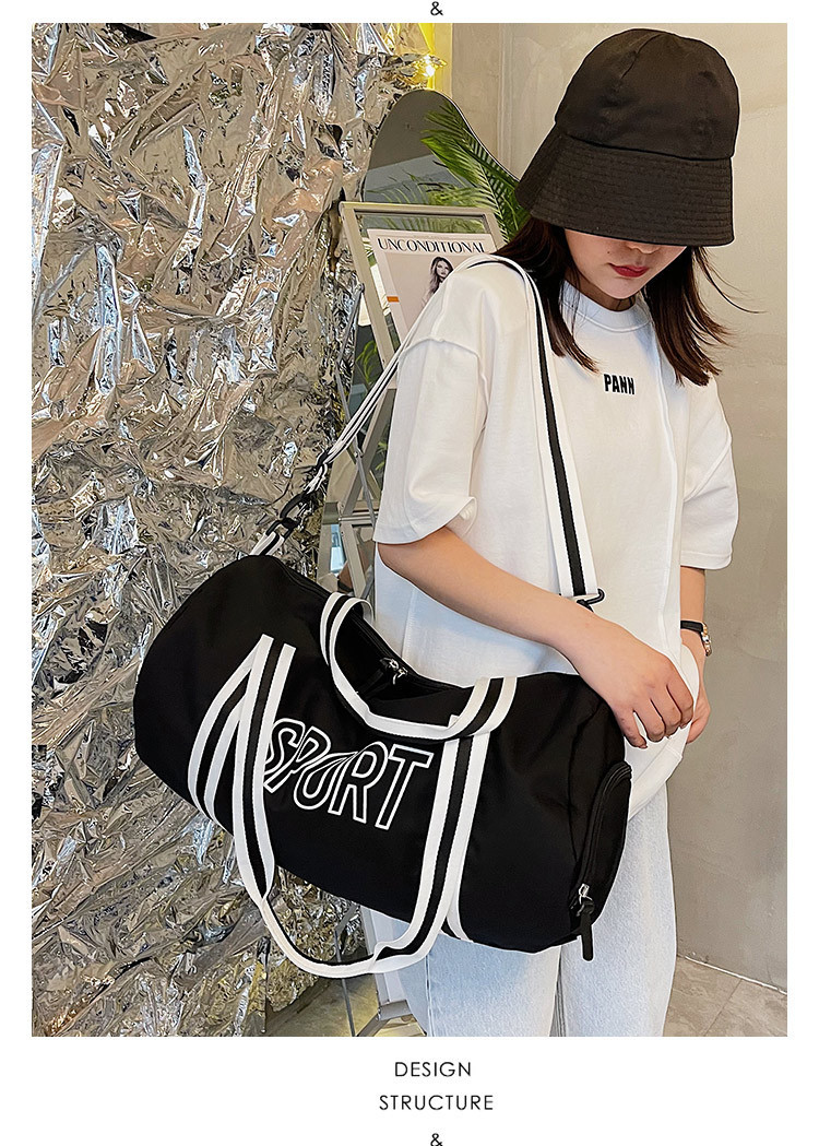 T-shaped hand-held large-capacity travel bag, lightweight business trip fitness bag, luggage waiting for delivery storage bag, short-distance travel luggage bag, durable and portable travel bag pic 19