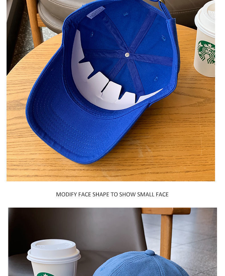 Summer cap for girls, universal baseball cap, big head circumference to show face, trendy and versatile small baseball cap, Korean-style sun hat for students pic 12